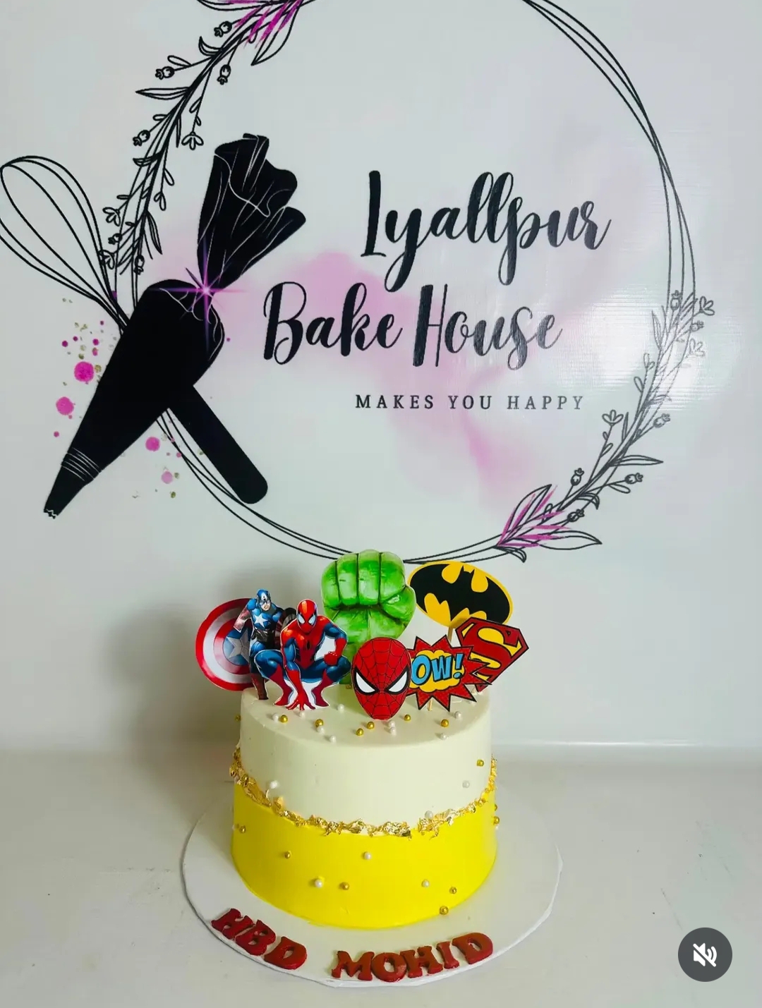 Avenger's cake(2 pounds)